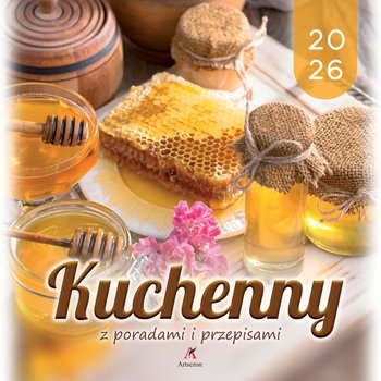 Kalendarz ścienny 2026 miesięczny 33x33cm Artsezon, Kuchenny z poradami i przepisami