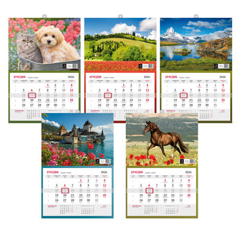 Kalendarz ścienny 2026 miesięczny 51x35cm Artsezon, lux