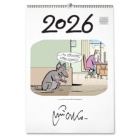 Kalendarz ścienny 2026 miesięczny Andrzej Mleczko