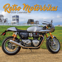 KALENDARZ ścienny 2026 MOTOCYKLE MOTORY retro