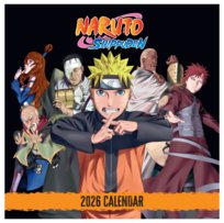 Kalendarz ścienny 2026 Naruto Shippuden Kalendarze na ścianę na prezent 30x30 cm
