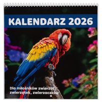 Kalendarz ścienny 2026, Paperdot, miesięczny, Wild Puppie