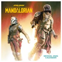 Kalendarz ścienny 2026 Star Wars The Mandalorian Kalendarze na ścianę na prezent 30x30 cm