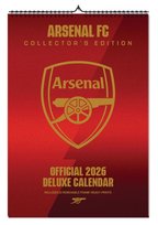 Kalendarz ścienny A3 Deluxe Arsenal FC na 2026 rok kalendarze na ścianę