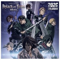 Kalendarz ścienny na 2026 rok Attack On Titan plakat wewnątrz 30x30 cm
