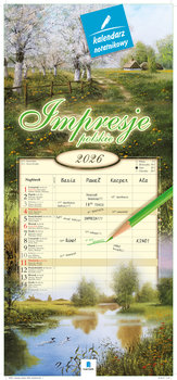 Kalendarz ścienny notatnikowy 2026, Lucrum, Impresje polskie - Lucrum