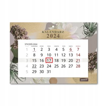 Kalendarz Ścienny Pojedynczy 2024 Collage Garden A4 / Planerum - Inna marka