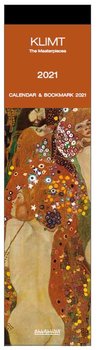 Kalendarz ścienny, zakładkowy Klimt, 2021