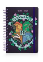 Kalendarz szkolny 2025/2026 Harry Potter A5 Książkowy dziennik do szkoły na spirali