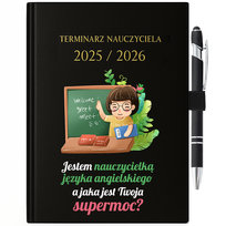 Kalendarz terminarz 2025/2026 praktyczny gadżet dla nauczyciela na prezent