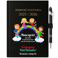 Kalendarz terminarz 2025/2026 prezent dla nauczyciela na każdą okazję KLASA