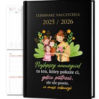 KALENDARZ TERMINARZ A5 2025/2026 NAJLEPSZY NAUCZYCIEL POWIE GDZIE PATRZEĆ
