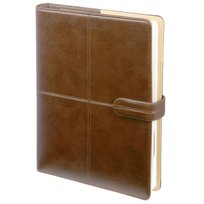 Kalendarz tygodniowy A4 kolekcja York brązowy ciemny Drops Office 2026