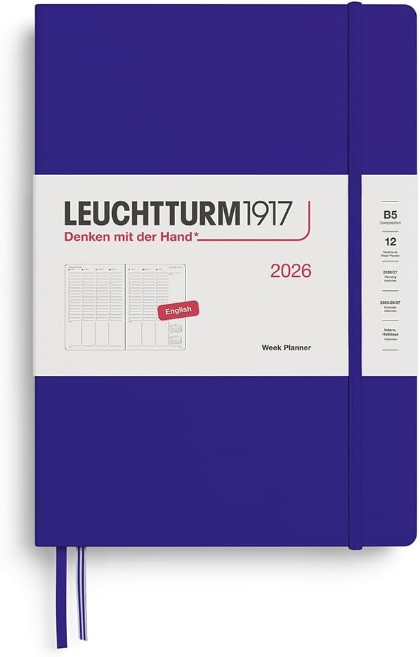 Leuchtturm1917 B5 Composition Notitieboek met zachte kaft dotted Forest Green - De Groen BV