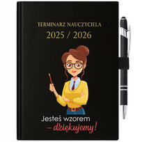 Kalendarz Uchwyt Długopis 2025\2026 JESTEŚ WZOREM Terminarz Dla Nauczyciela