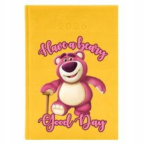 KALENDARZ ŻÓŁTY DZIENNY 2026 A5 PLANER | GOOD DAY PREZENT TOY STORY WZORY