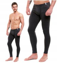 KALESONY MĘSKIE Grafitowe Bawełniane Ciepłe Getry Wygodne na Zimę MORAJ XXL