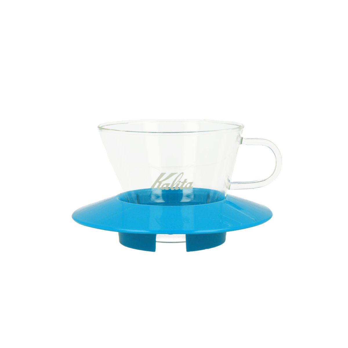 Kalita szklany dripper Wave 155 niebieski Kalita Sklep