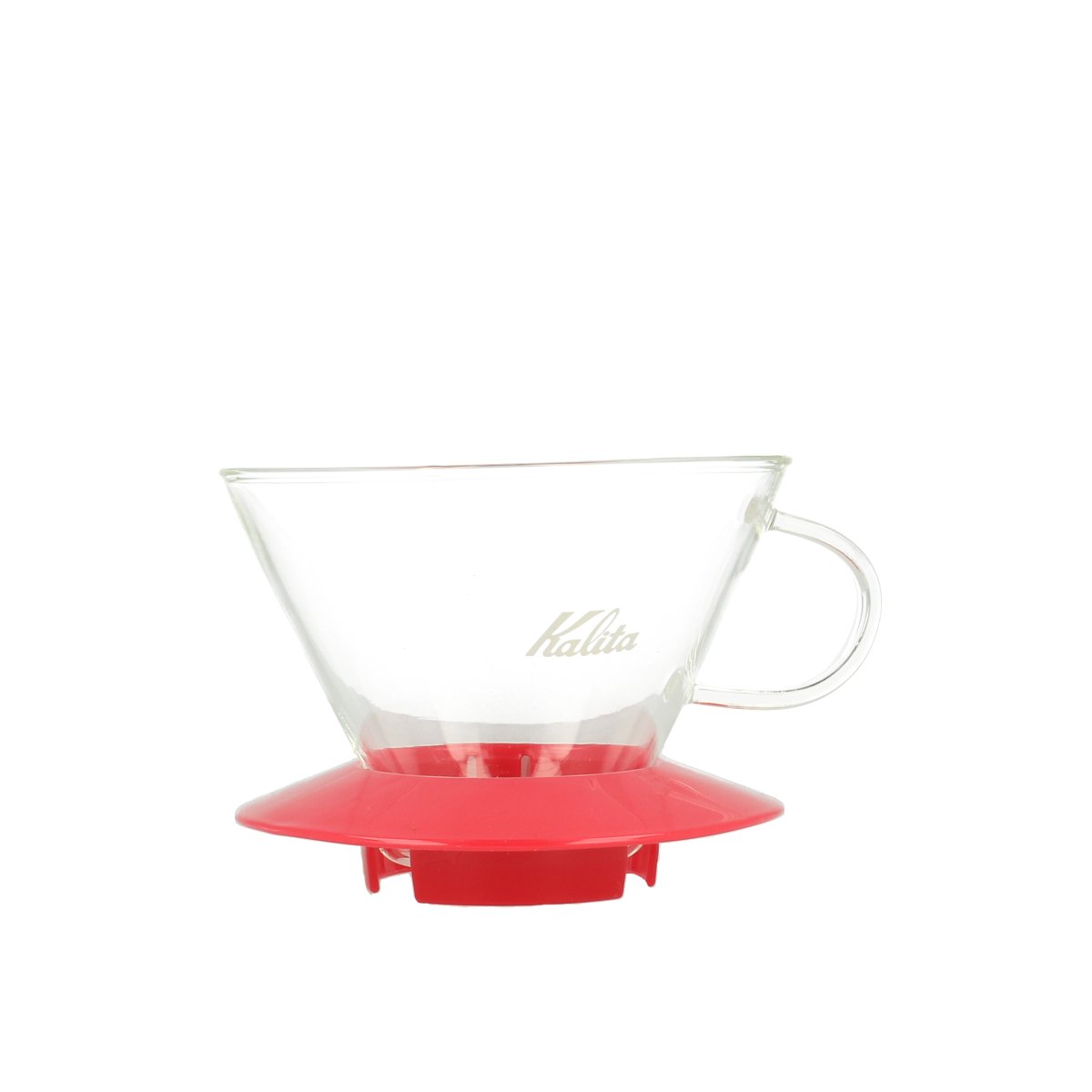 Kalita szklany dripper Wave 185 różowy Kalita Sklep