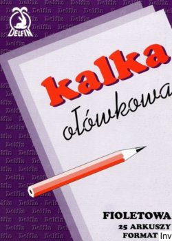 Kalka Ołówkowa A4, 25 arkuszy, Delfin - Delfin