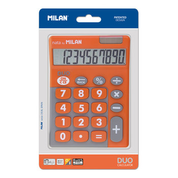 Kalkulator 10 Poz. Touch Duo Pomarańcz - Milan
