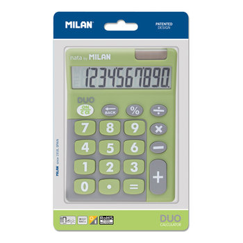 Kalkulator 10 Poz. Touch Duo Zieleń - Milan