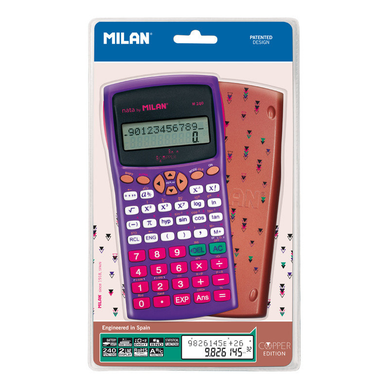 Фото - Калькулятор MILAN Kalkulator Naukowy 240 Funkcji Copper 