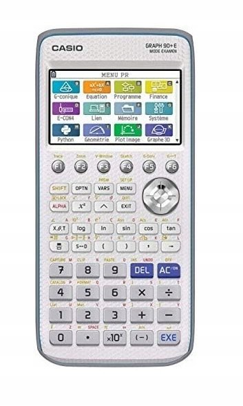 Casio Python Gr KALKULATOR NAUKOWY GRAFICZNY Casio Graph 90+E Python język francuski ...