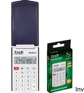 Kalkulator Toor Tr-227, 12 Pozycyjny, Kieszonkowy Z Klapką 120-1857 - Toor