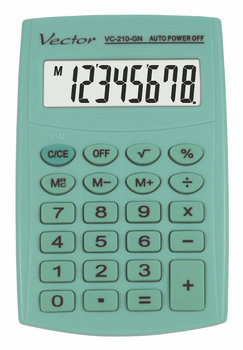 Kalkulator Vector VC-210 GN kieszonkowy - Vector