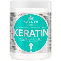 Kallos Keratin regenerująca maska do włosów 1000ml Kallos