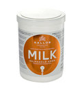 Kallos, Milk, maska mleczna do włosów z proteinami mlecznymi, 1000 ml - Kallos