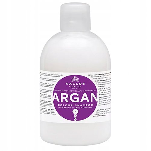 Empik Kallos Szampon Argan 1000ml Nawilżający i Odżywczy do Wszystkich Włosów