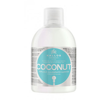 Kallos, szampon odżywczo-wzmacniający do włosów Coconut, 1000 ml - Kallos