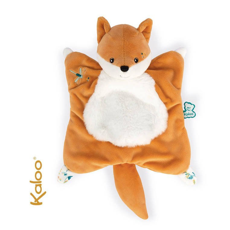 Kaloo, przytulanka komforter kwadratowy Lisek Leonard, 20 cm
