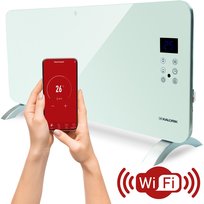 Kalorik, Grzejnik elektryczny szklany, Biały, 2000W CEH, 2000 W