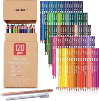 Kalour, Profesjonalny zestaw kredek artystycznych, 120 kolorów - KALOUR