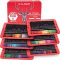 Kalour, Profesjonalny zestaw kredek artystycznych, 180 soft touch premium - KALOUR