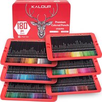 Kalour, Profesjonalny zestaw kredek artystycznych, 180 soft touch premium