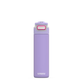 Kambukka, Butelka na wodę, Elton Insulated, Digital Lavender, 600 ml, butelka termiczna Kambukka, termos samochodowy, termos na kawę, butelka z nakrętką do picia - KAMBUKKA