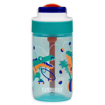 Kambukka, Butelka na wodę, Lagoon, Juggling Dino, 400 ml, bidon na napoje, butelka szkolna - KAMBUKKA