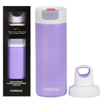 Kambukka, kubek termiczny Olympus 500ml Digital Lavender + nakrętka Reno, zestaw prezentowy