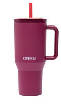 Kambukka Rio Tumbler Burgundy Bloom 950 ml - kubek termiczny ze słomką