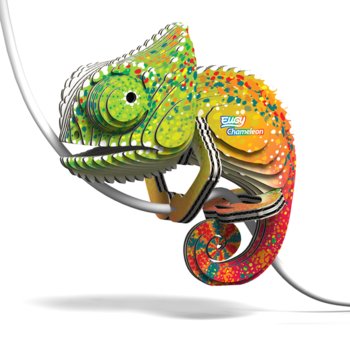 Kameleon Eugy układanka 3D, puzzle przestrzenne dla dzieci - Eugy