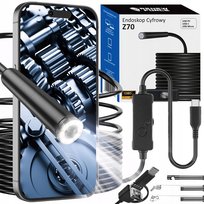 Kamera INSPEKCYJNA ENDOSKOP DWIE KAMERY 2M 7LED 2xFHD WIFI iPHONE ANDROID