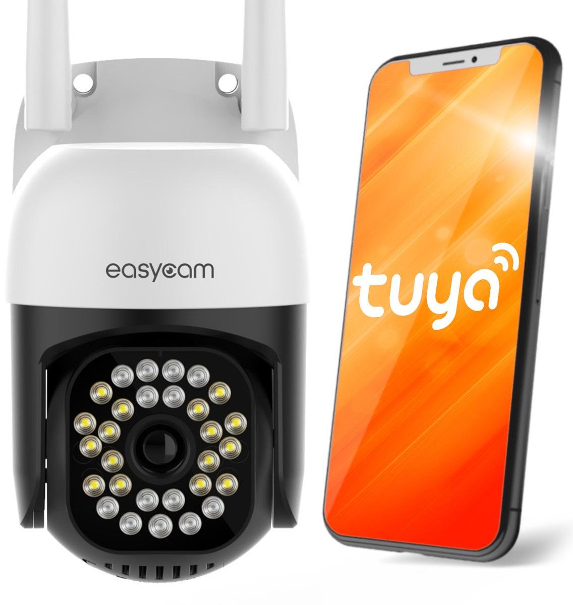 Фото - Камера відеоспостереження Tuya Kamera Ip Easycam Obrotowa Zewnętrzna Wifi Led 35M  8Mp Ec-8Pt12L16Ir 