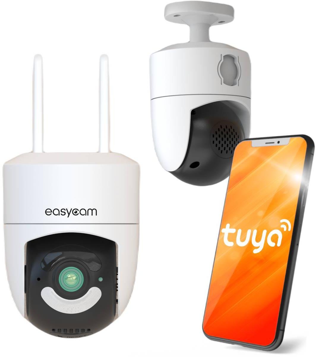 Zdjęcia - Kamera do monitoringu Tuya Kamera Ip Easycam Obrotowa Zewnętrzna Wifi  3Mp Ec-3Pt4Dl 