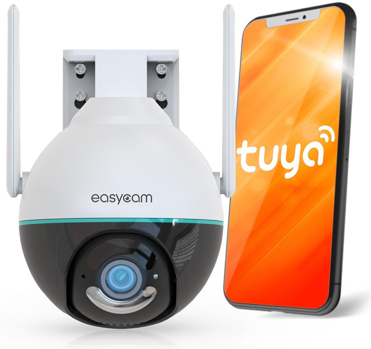 Фото - Камера відеоспостереження Tuya Kamera Ip Easycam Obrotowa Zewnętrzna Wifi  3Mp Ec-3Pt4L 