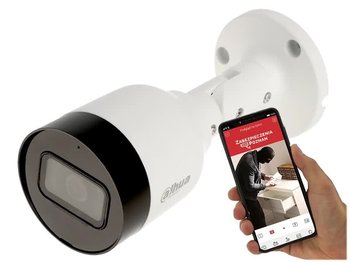 Kamera IP tubowa Dahua IPC-HFW1530S-0280B-S6 5Mpx Detekcja ruchu Mikrofon DWDR - Dahua