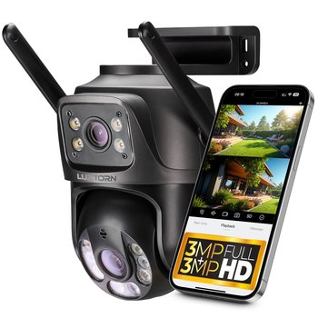 Kamera Obrotowa 2 Obiektywy IP WIFI 2x3MPx SMART ICS33DL-30V1  LUXTORN - Zintronic